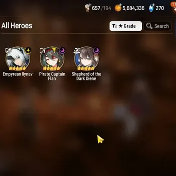 Epic Seven Accounts High-End GLOBAL UnVerif|NewEra| 3 ML (Shepherd,EM Ilynav,PC Flan)+HARU,Sez,Destina,etc|200MM+4,5K