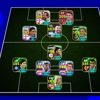 eFootball Accounts Legends & Iconic Players EFOOTBALL 2026 | EPIC P SCEMICEL,MESSI PACK,RONALDINHO,S GERARD, F RIJKARD