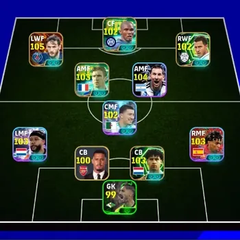 eFootball Accounts Legends & Iconic Players Mobile |PW 3175|BIGT Kvaratskhelia Rivaldo|Epic SamuelEto'o PepGuardiola Ribery