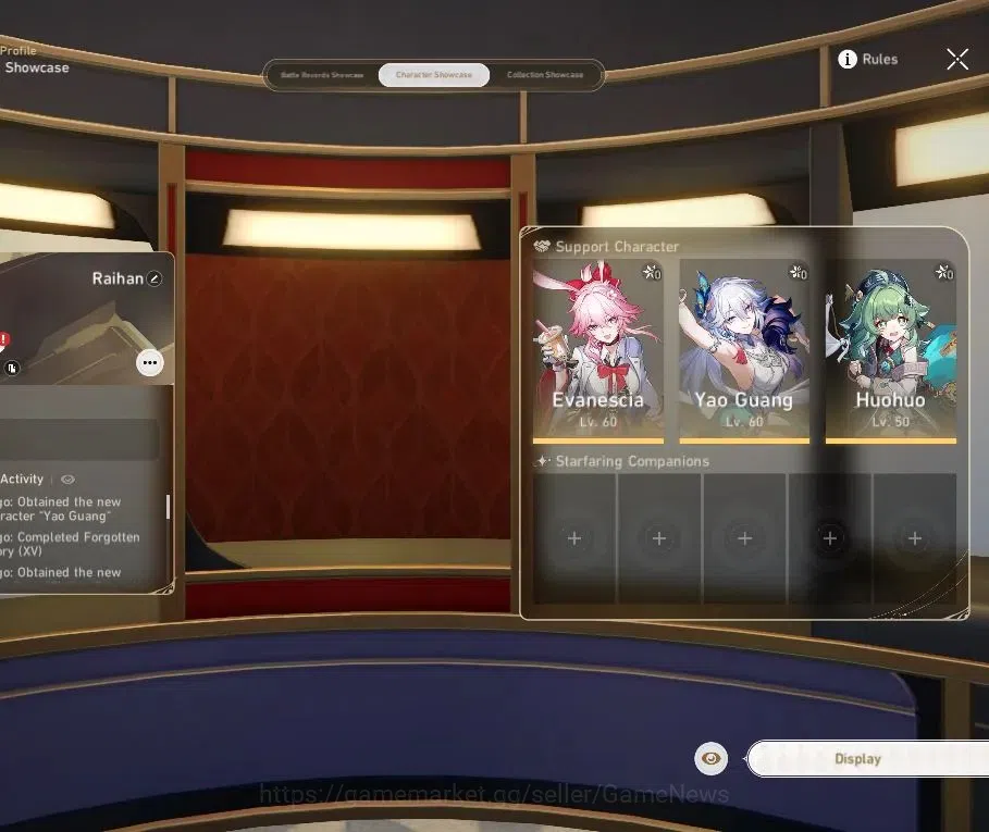 Honkai Star Rail Accounts Asia|TL 43|4 Limited|Evanescia,Yao Guang,Huohuo,Sp image 2