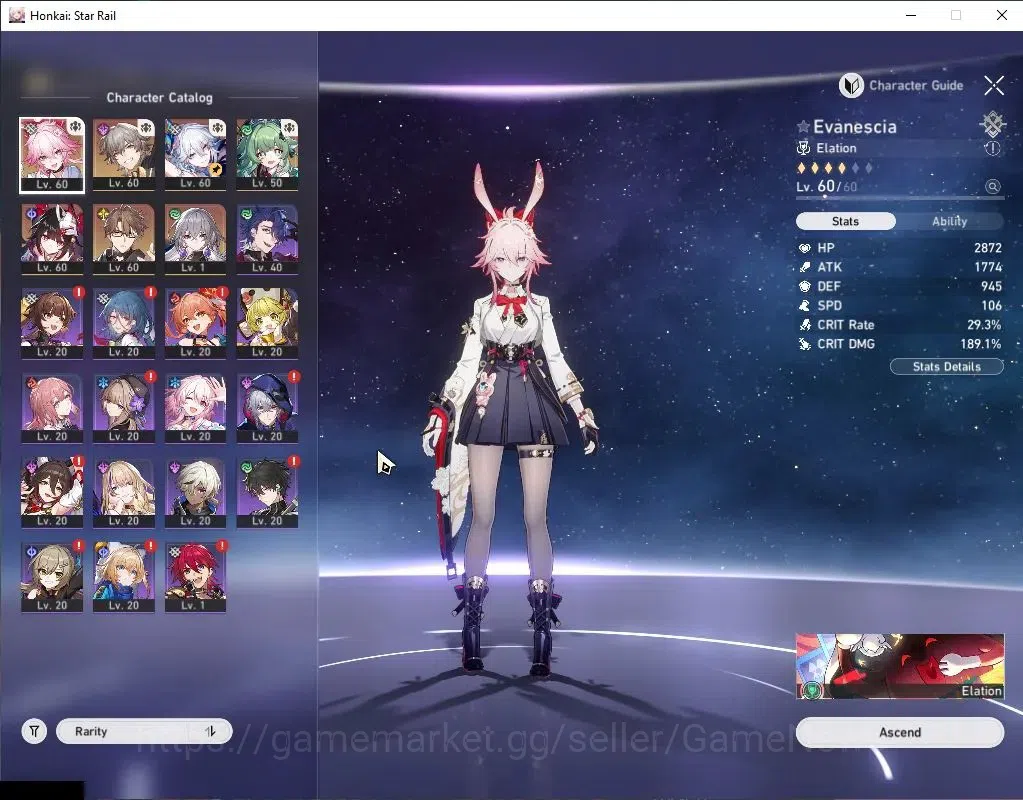 Honkai Star Rail Accounts Asia|TL 43|4 Limited|Evanescia,Yao Guang,Huohuo,Sp image 4