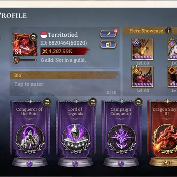 Watcher of Realms Accounts End-Game Global 60xx|Power 4,2M|4 Lord:Valderon,Twinfien,Aracha,Morrigan|2 Unnable:Ymiret,Ajax|40