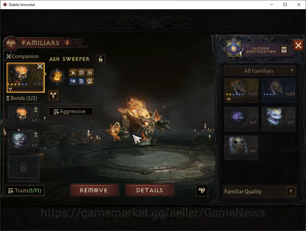 Diablo Immortal Accounts SEA-Peth|Lv60(448)Blood Knight|30k CR|Reso 570|Hel image 3