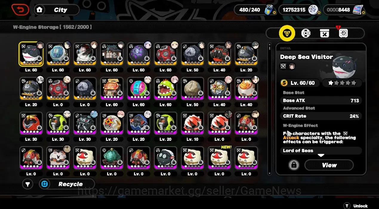 Zenless Zone Zero Accounts Others ASIA|IK57|8K Poly,510Mono,20EMT|13 Limited|(Ye 6