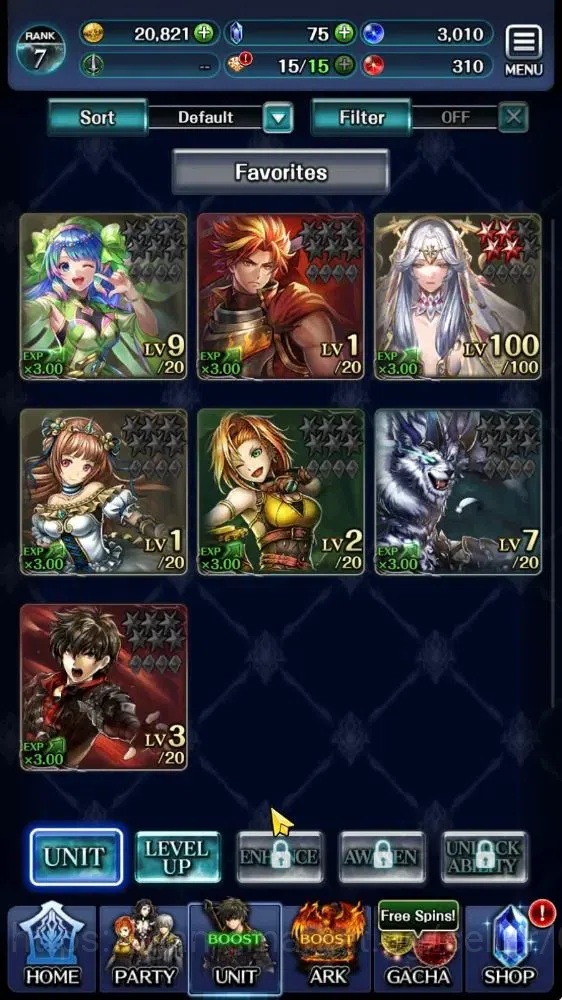Last Cloudia Accounts Endgame GLOBAL|Rank 7|Collab Brave Frontier (Goddess Tilith,Fire God Vargas) Top Tier Unit (Goddess 1