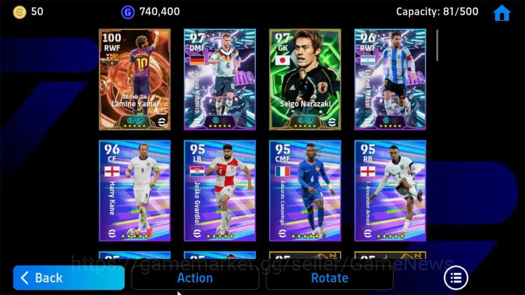 eFootball Accounts Android|Big Time Lamine Yamal,Epic Seigo Narazaki, image 5