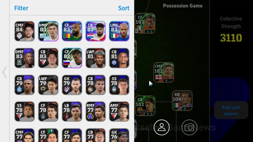 eFootball Accounts Android|Samuel Etoo,Andrea pirlo,GianLuca zambrott image 3