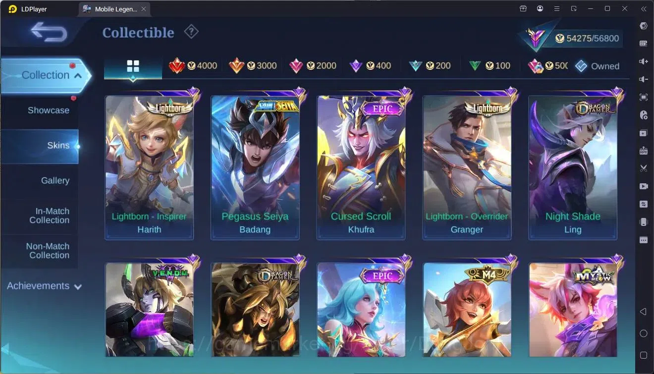 Mobile Legends: Bang Bang Accounts Global|Hero 83|Skin 186|Renowned|KOF Karina|Prime image 15