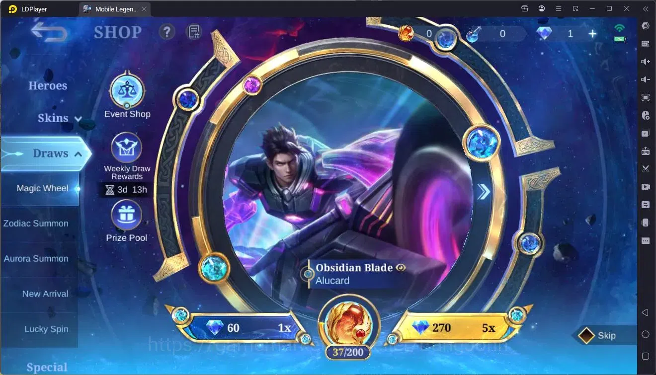 Mobile Legends: Bang Bang Accounts Global|Hero 83|Skin 186|Renowned|KOF Karina|Prime image 19