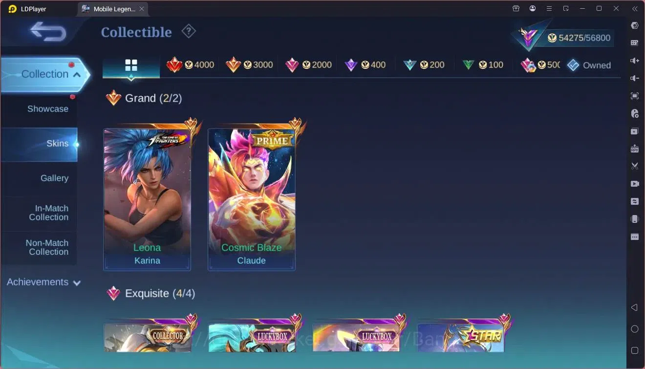 Mobile Legends: Bang Bang Accounts Global|Hero 83|Skin 186|Renowned|KOF Karina|Prime image 7