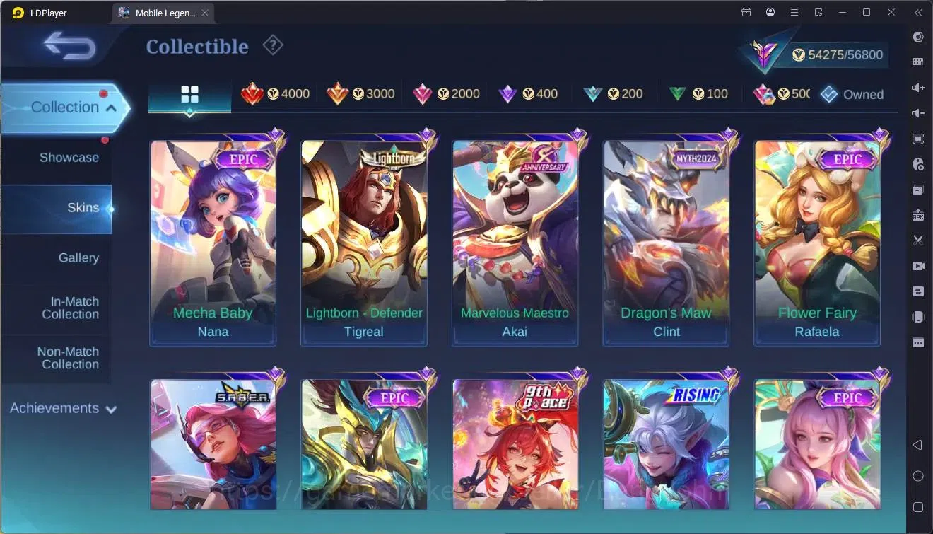 Mobile Legends: Bang Bang Accounts Global|Hero 83|Skin 186|Renowned|KOF Karina|Prime image 9