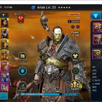 Raid: Shadow Legends Accounts Mid-Game Lv 18|710K Power|17 Legend(Ninja,Artak,Alice,Xenomorph,Mountain