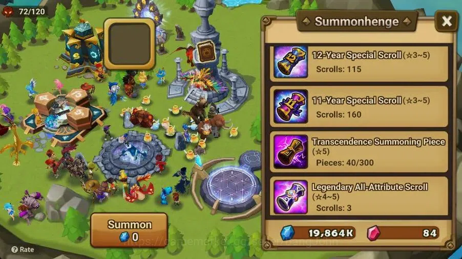 Summoners War: Sky Arena Accounts Starter GLOBAL | NB 5 TESHAR,Starter Gacha 115 12Y+160 11Y Scrool, 3 Legendary All 3