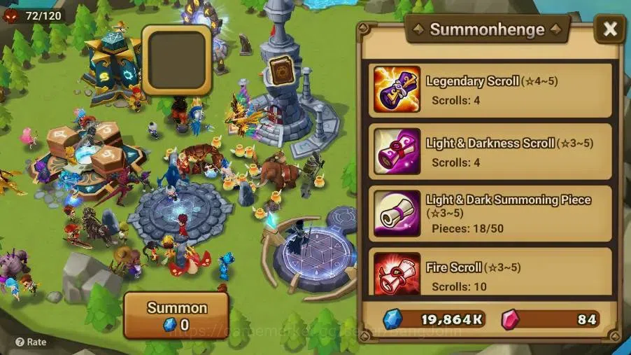 Summoners War: Sky Arena Accounts Starter GLOBAL | NB 5 TESHAR,Starter Gacha 115 12Y+160 11Y Scrool, 3 Legendary All 4