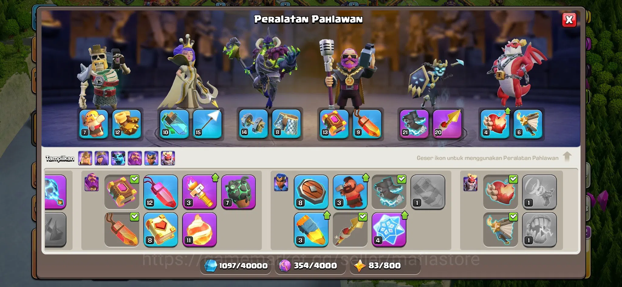 Clash of Clans Accounts TH13 Max BK 75 AQ 75, GW 51, RC 26, Dragon Champ 2 image 16