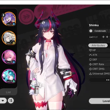 Neverness to Everness Accounts Global NA|HL 3|6 S-Class 2 Limited| Zankou+Outfit,Shinku |3 Glider Skin |2 Selector