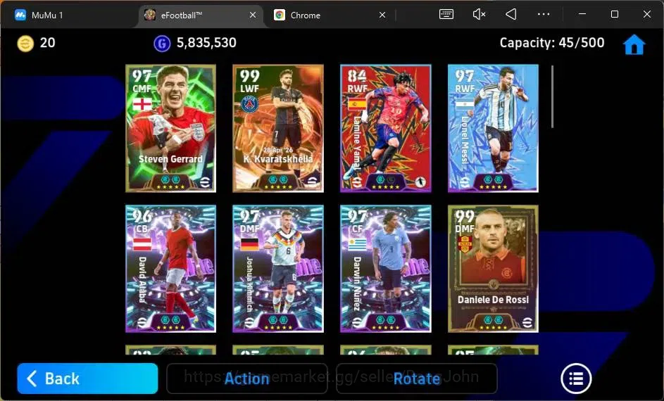eFootball Accounts Mobile|PW 3198|Bigtime Kvaratskhelia,Suarez|Legend image 3