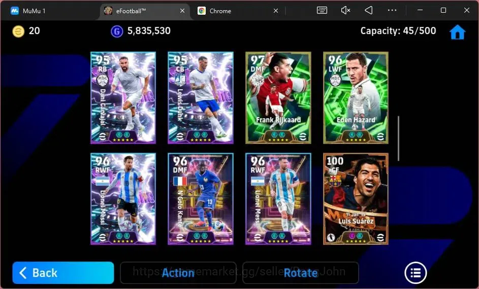 eFootball Accounts Mobile|PW 3198|Bigtime Kvaratskhelia,Suarez|Legend image 5
