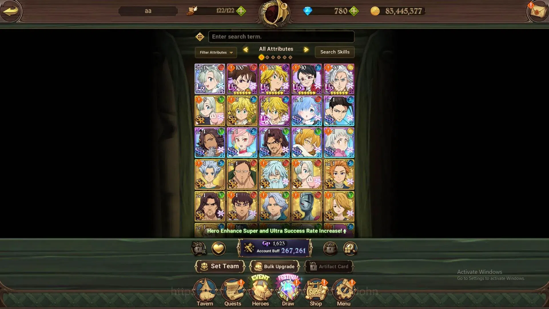 The Seven Deadly Sins: Grand Cross Accounts Global | 267K Power | 780 Diamonds | LR Elizabeth  image 5