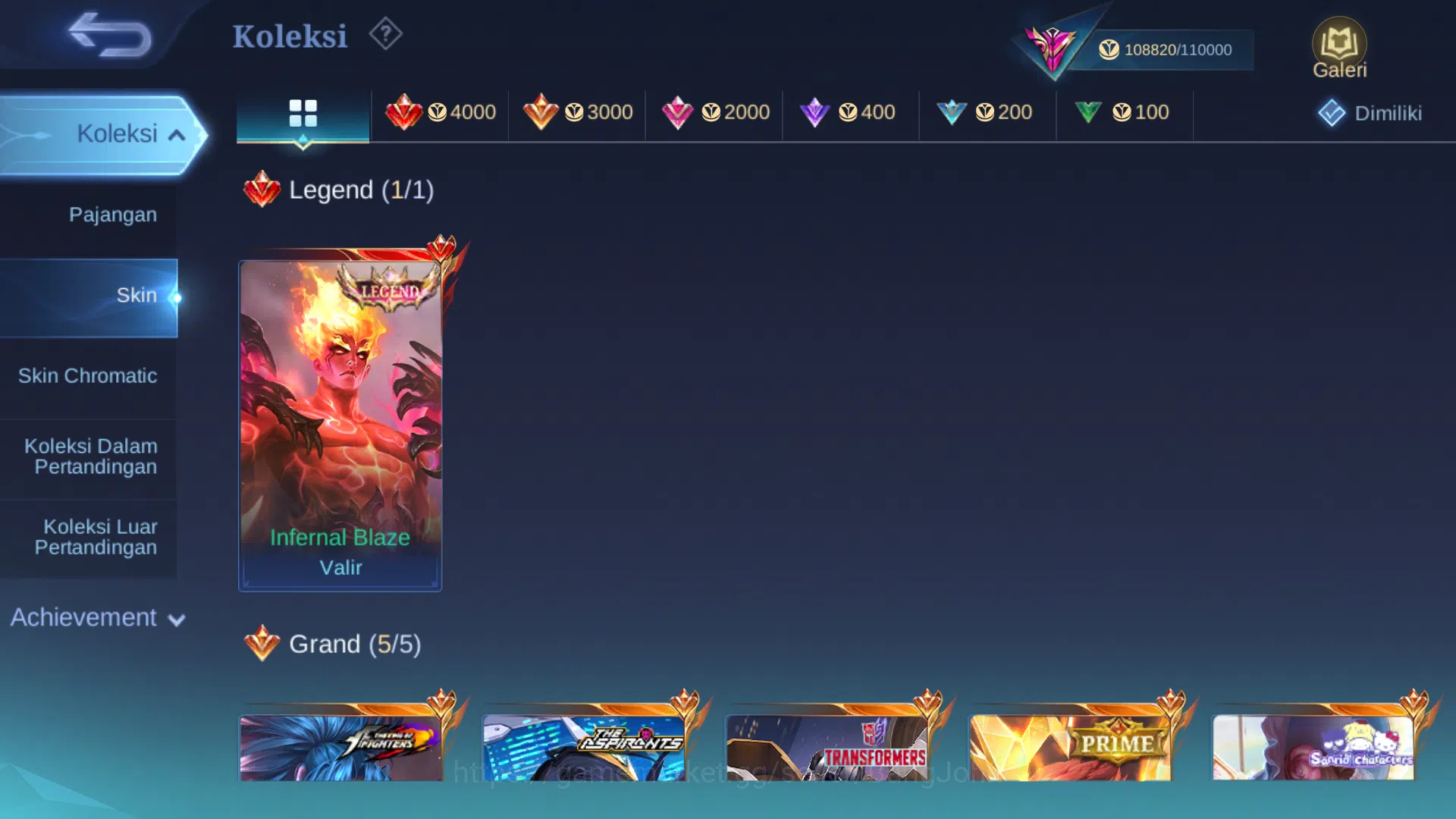 Mobile Legends: Bang Bang Accounts Hero 127 | Skin 352 | Legend Valir | Aspirant Ruby image 11