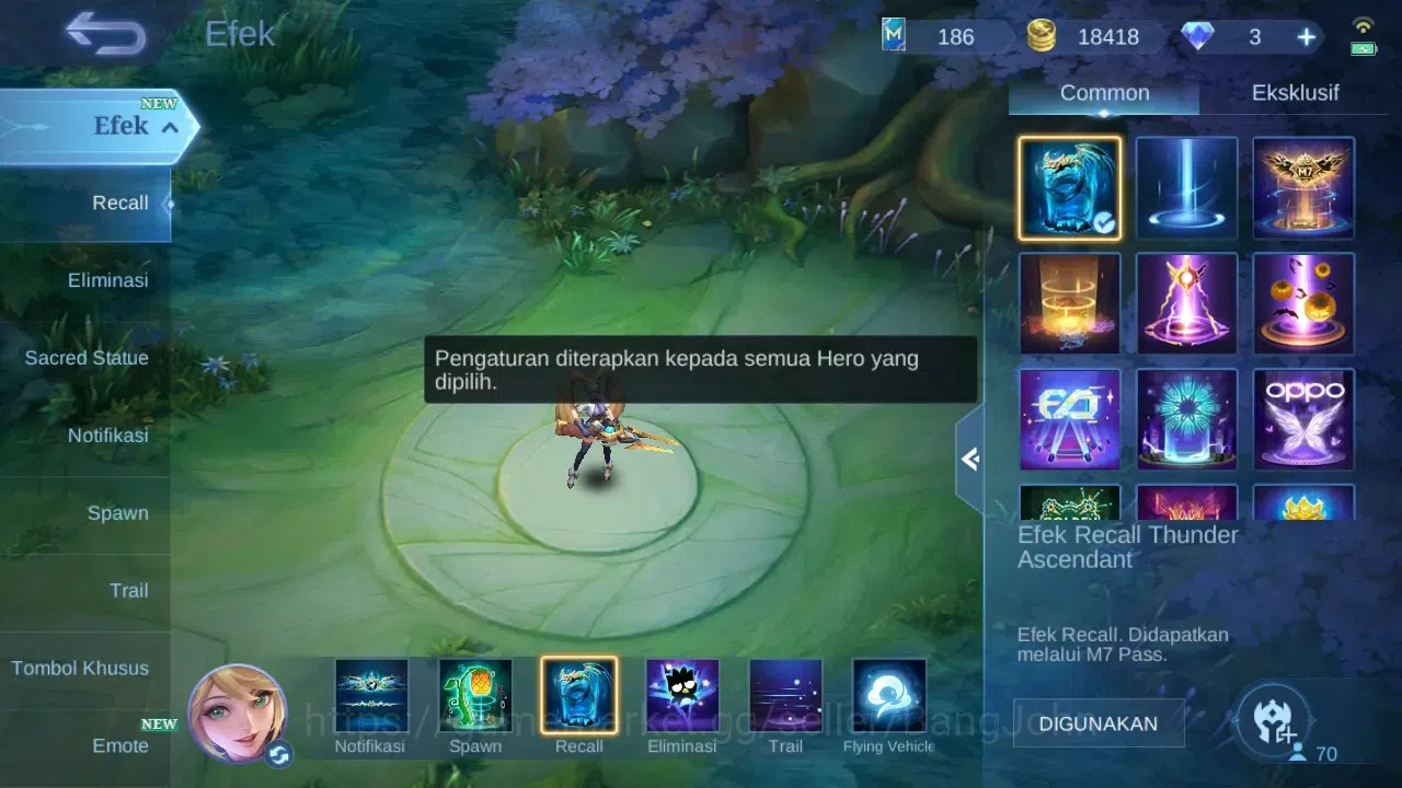 Mobile Legends: Bang Bang Accounts GLOBAL Hero 70 Skin 96 | Prime Granger | Luckybox  image 9