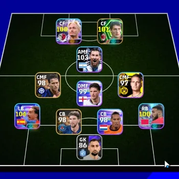 eFootball Accounts Starter Andorid|Power 2954|5 Show Time Mark Cucurella,Lionel Messi,Suzuki Yuma,Noussair Mazraoui|Epic