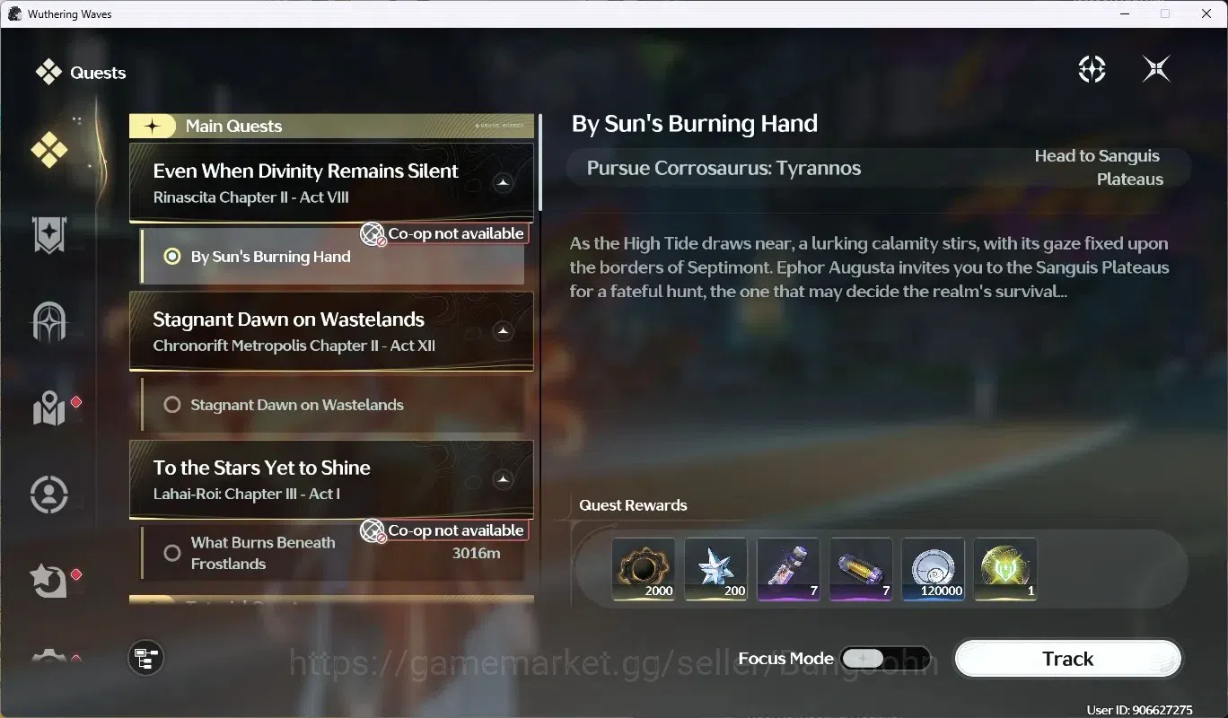 Wuthering Waves Accounts SEA|UL 57|Rank 5|8 Char Limited [Iuno]+sign,August image 10