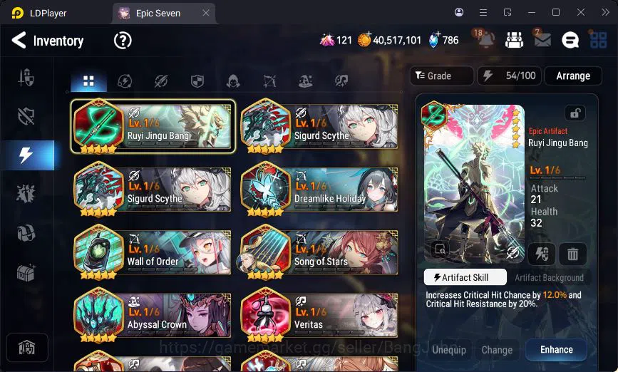 Epic Seven Accounts Global Unverif | 1ML | Setsuka | Sigret | Muwi | F image 10