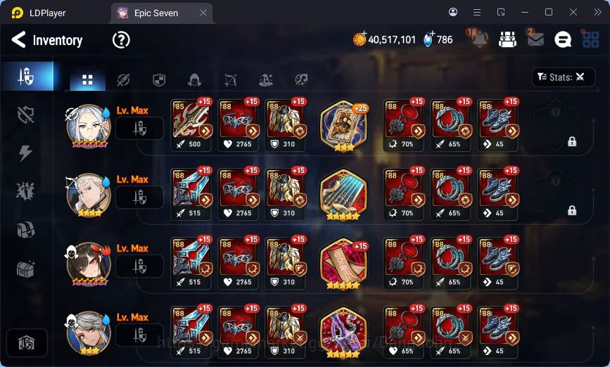 Epic Seven Accounts Global Unverif | 1ML | Setsuka | Sigret | Muwi | F image 12