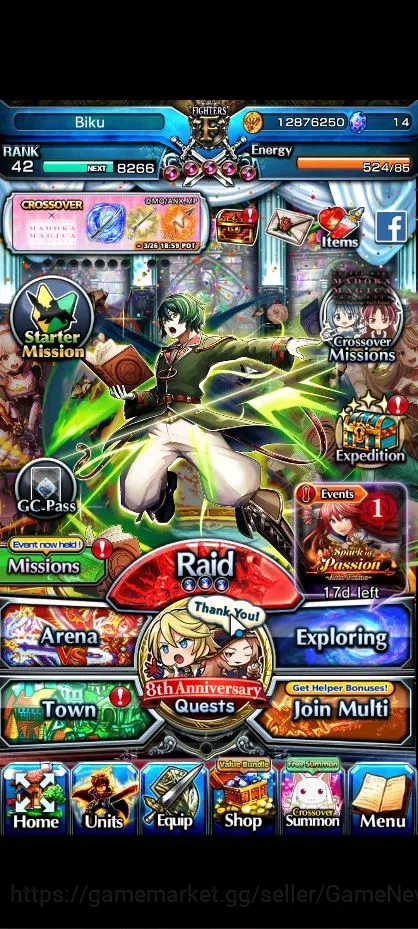 Grand Summoners Accounts Global|Rank 42|11 Ascend|ToumaTW,S Miyu,Liza,Kiris image 1