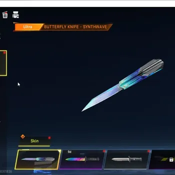 Blood Strike Accounts Collab Skin ASIA|ETERNAL Lv2 MP7-TideSong+MELEE ButerFly Knife|2 ULTRA