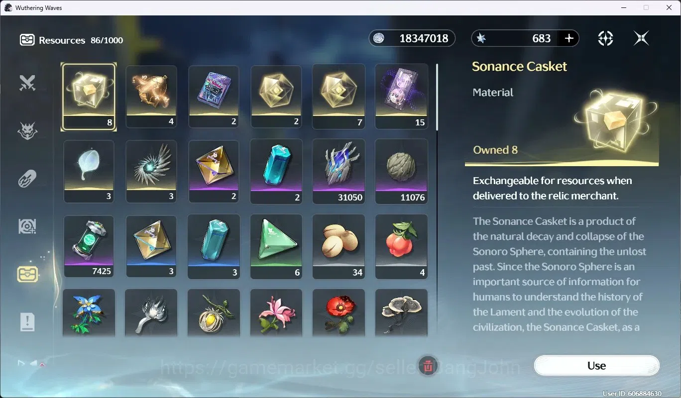 Wuthering Waves Accounts EU|UL 49|RANK 5|3 Limited Character:Lucilla, Rebec image 15