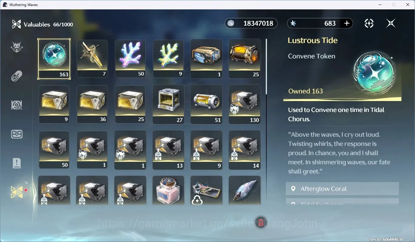 Wuthering Waves Accounts EU|UL 49|RANK 5|3 Limited Character:Lucilla, Rebec image 17