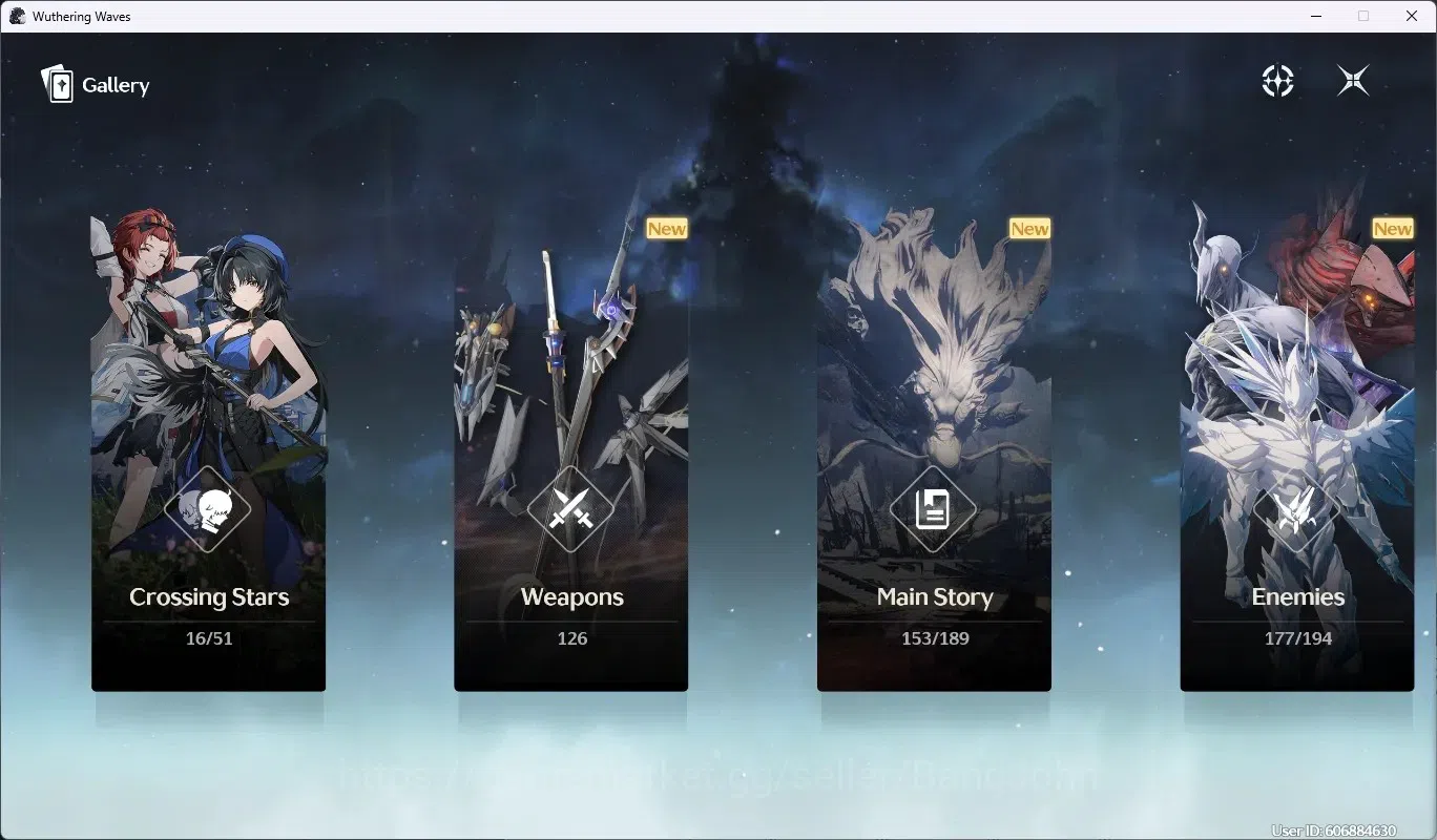 Wuthering Waves Accounts EU|UL 49|RANK 5|3 Limited Character:Lucilla, Rebec image 9