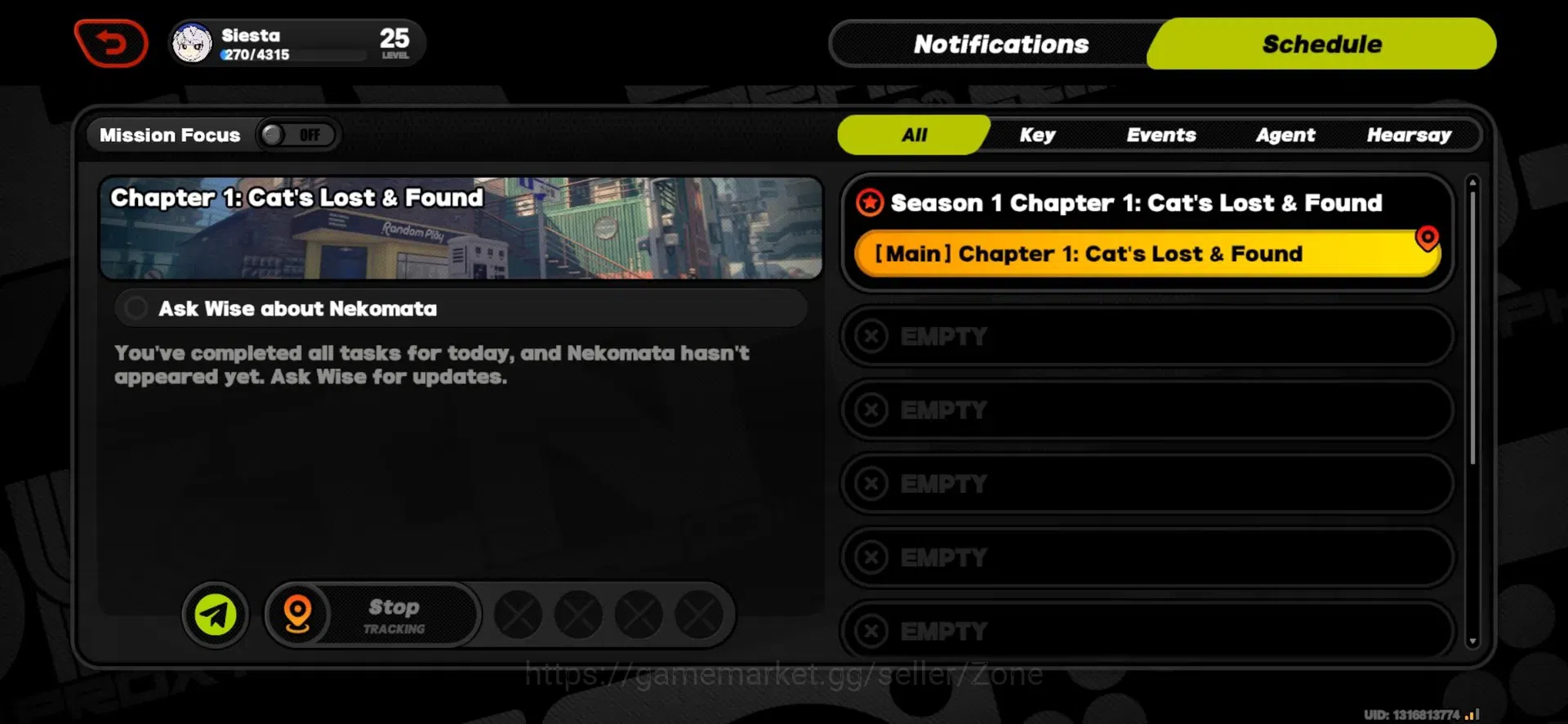 Zenless Zone Zero Accounts Starter ASIA|STARTER|Lvl 25|Limited Velina L20, Nicole L20, Anby L20, Billy L20, Nekomata L20 7