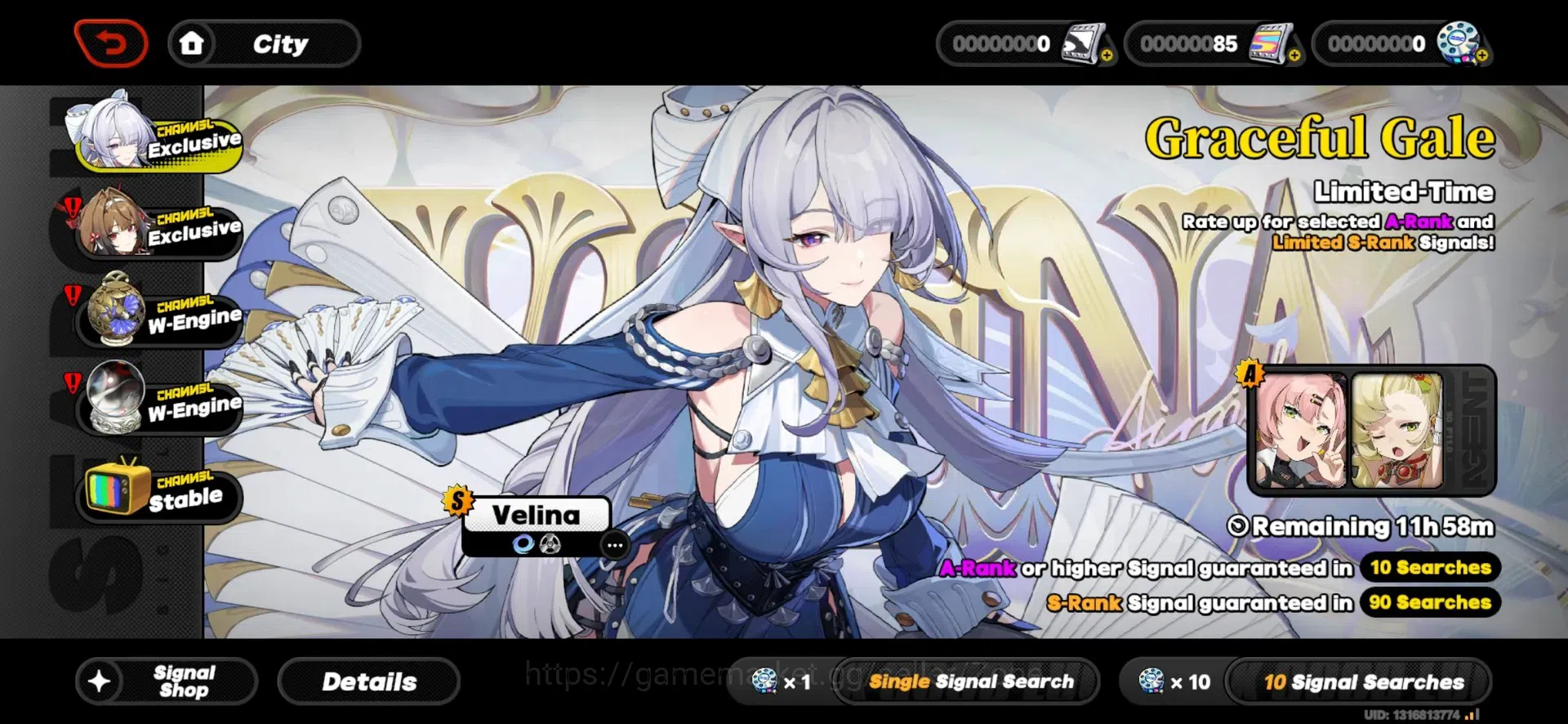 Zenless Zone Zero Accounts Starter ASIA|STARTER|Lvl 25|Limited Velina L20, Nicole L20, Anby L20, Billy L20, Nekomata L20 8
