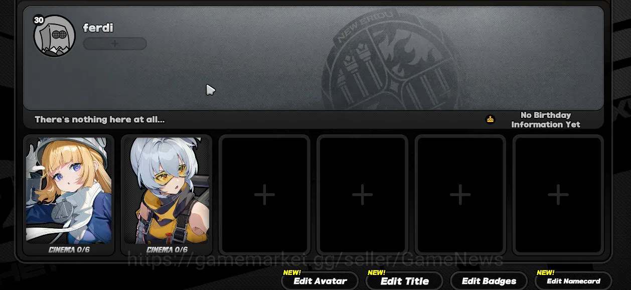 Zenless Zone Zero Accounts Starter ASIA|IK 30|S1 CH1|1 Limit Best T0 [Norma Hollowell]+1 STD (Soldier11)|Mc Wise|All 2