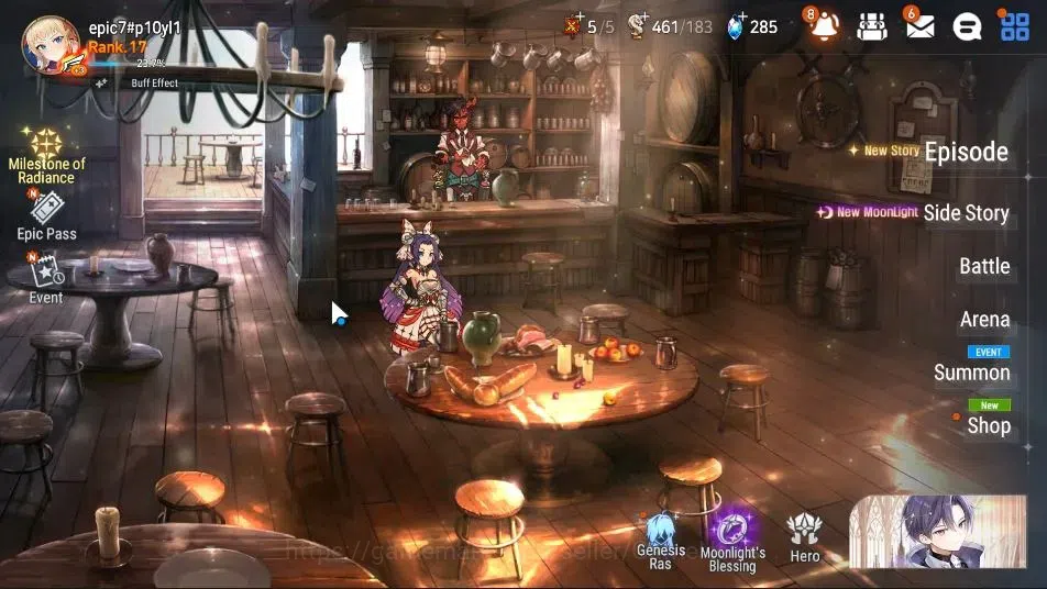 Epic Seven Accounts GLOBAL Unverif|New Era|3 ML(Rhianna&Luciella,Archd image 1