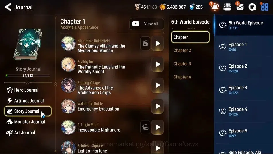 Epic Seven Accounts GLOBAL Unverif|New Era|3 ML(Rhianna&Luciella,Archd image 17