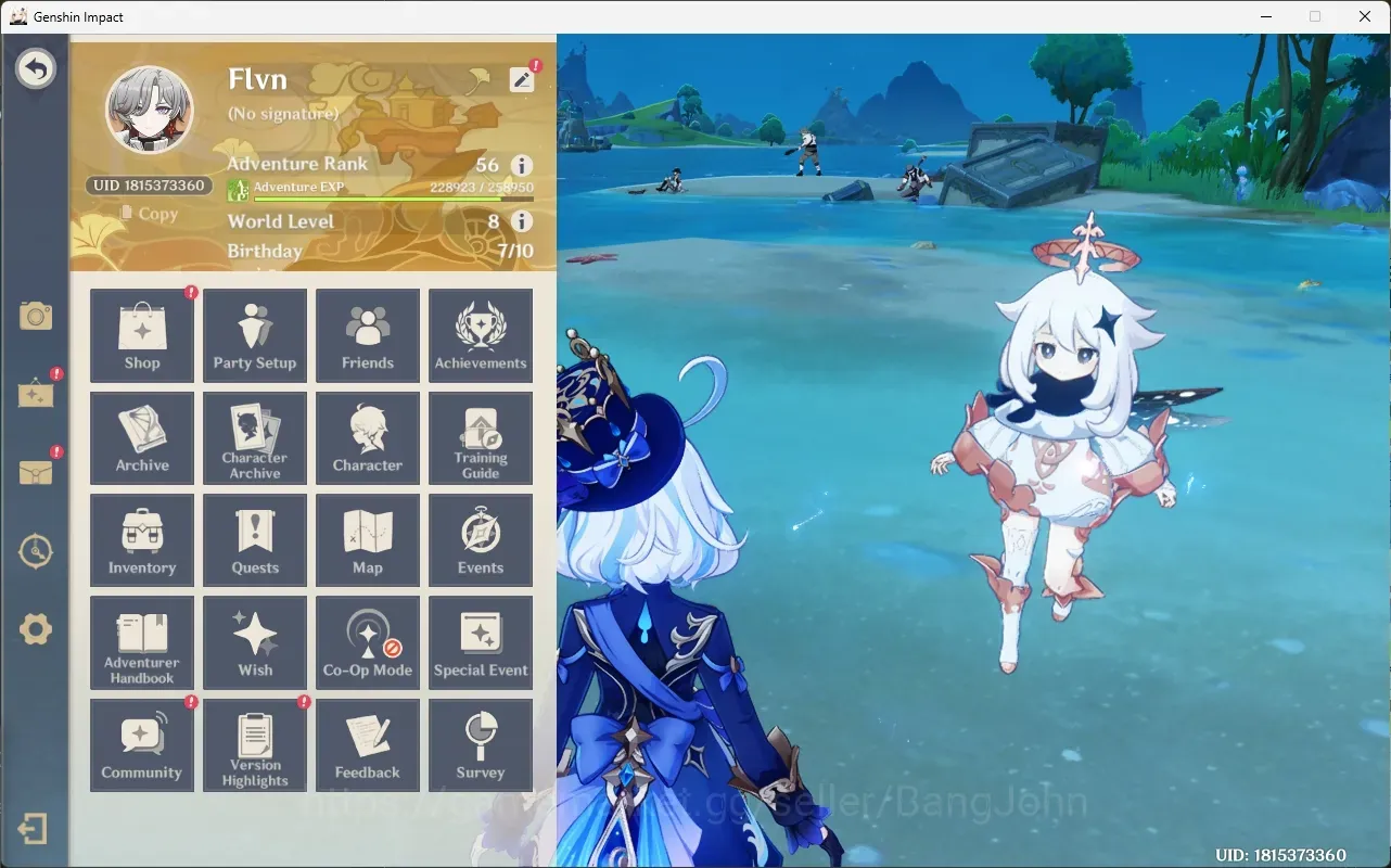 Genshin Impact Accounts Others ASIA|AR 56|5 Limit|Mavuika Xilonen Furina Flins Skirk RaidenShogun|(4 Wp5*)|Mc 1