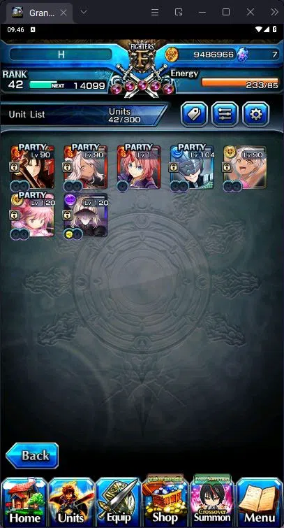 Grand Summoners Accounts Mid-Game GLOBAL] Rank 42 | 7 Ascend | Houka Inumuta | Summer Chole | Edge Berwick | Madoka Kaname 4