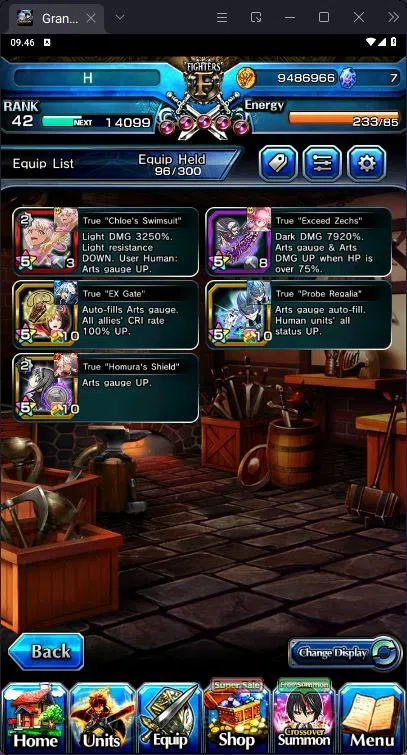 Grand Summoners Accounts Mid-Game GLOBAL] Rank 42 | 7 Ascend | Houka Inumuta | Summer Chole | Edge Berwick | Madoka Kaname 5