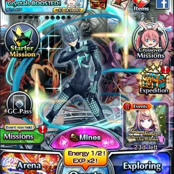 Grand Summoners Mid-Game GLOBAL] Rank 42 | 7 Ascend | Houka Inumuta | Summe image 1