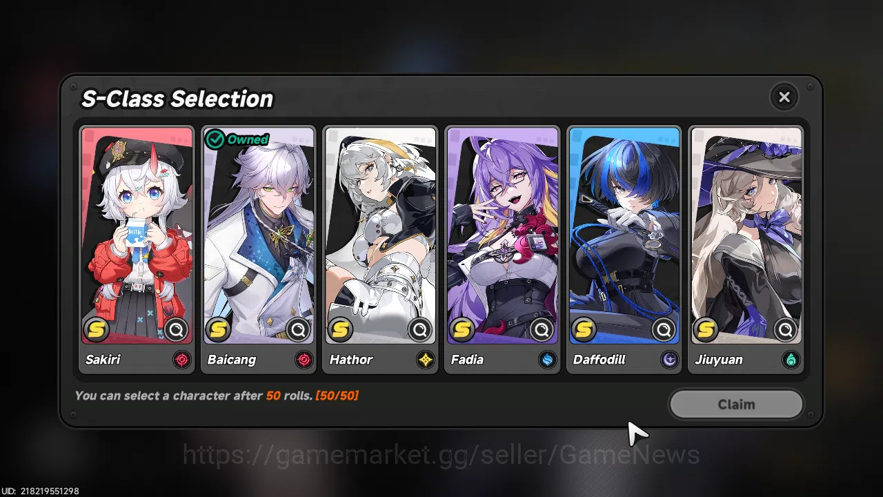 Neverness to Everness Accounts GLOBAL NA|HL 3| 2 SSR + 1 Selector On (Nanally+Bai image 8