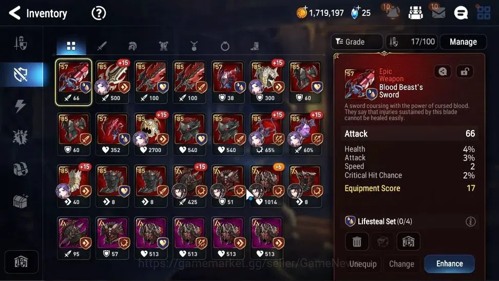 Epic Seven Accounts Starter GLOBAL UnVerif|New Era|4 ML(LC belona,NM Luna,WOTM Tenebria,Etc)+Setsuka,Etc|Poh ON|1,4K 14