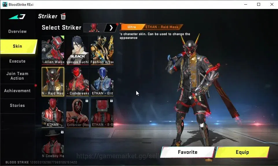 Blood Strike Accounts Unknown|Eternal Alien Walker+MELE Shuriken,Collab  image 9