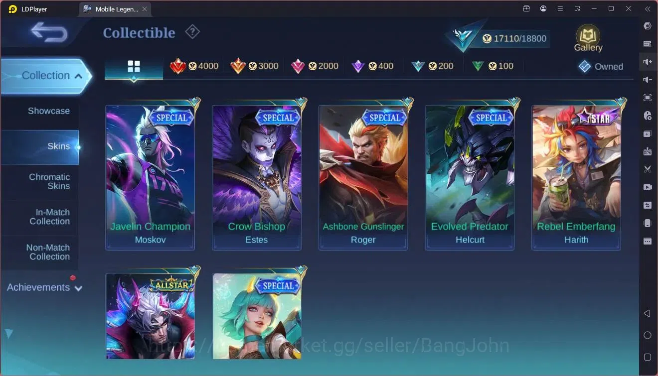 Mobile Legends: Bang Bang Accounts Global |Hero 41|Skin 65|Seasoned|Sanrio Floryn,Cha image 10