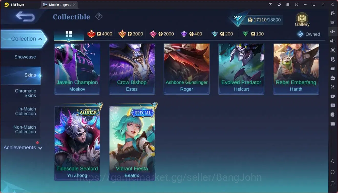 Mobile Legends: Bang Bang Accounts Global |Hero 41|Skin 65|Seasoned|Sanrio Floryn,Cha image 11
