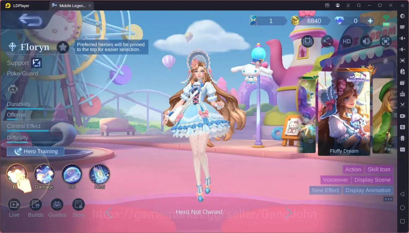 Mobile Legends: Bang Bang Accounts Global |Hero 41|Skin 65|Seasoned|Sanrio Floryn,Cha image 15