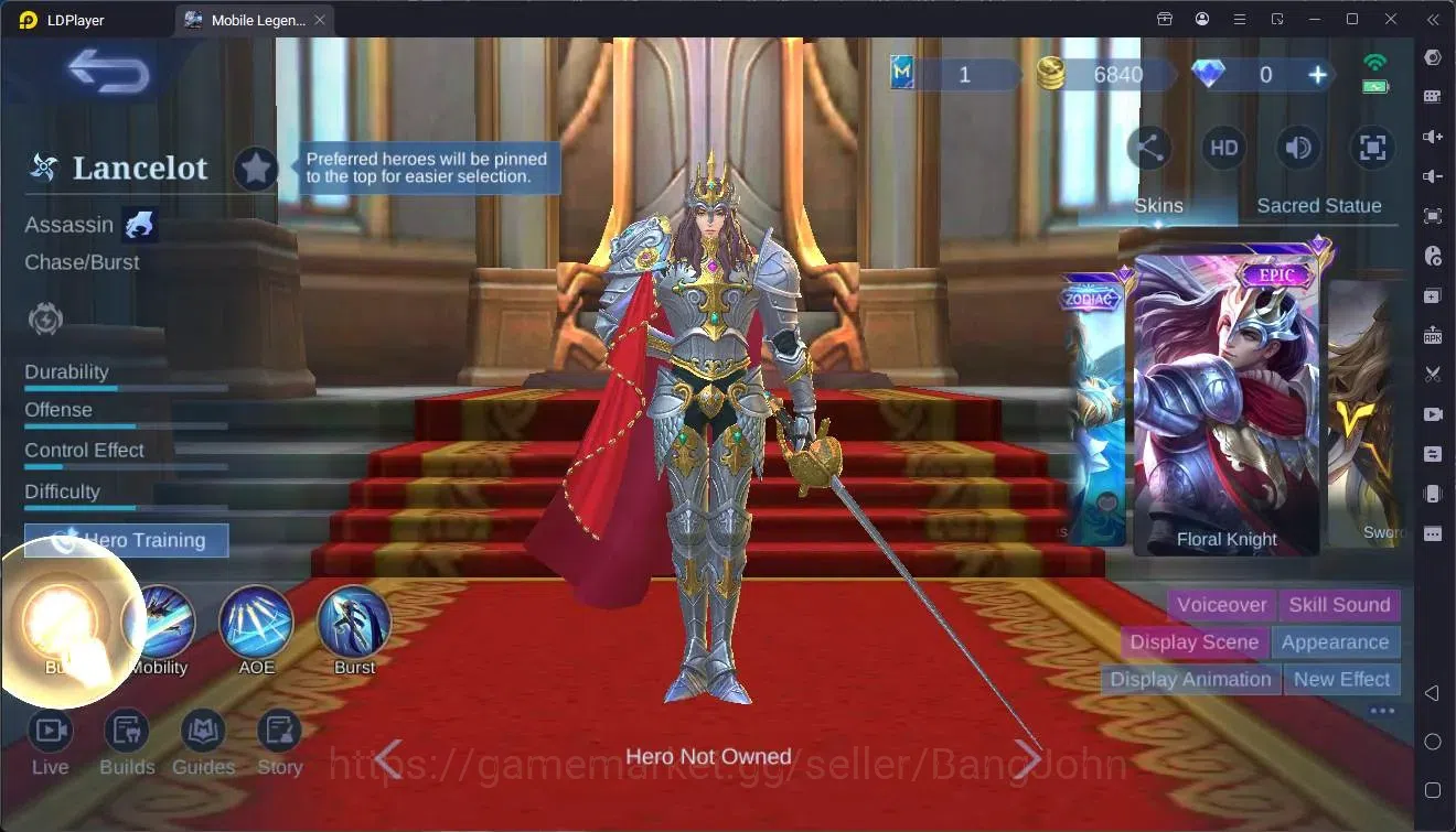 Mobile Legends: Bang Bang Accounts Global |Hero 41|Skin 65|Seasoned|Sanrio Floryn,Cha image 20